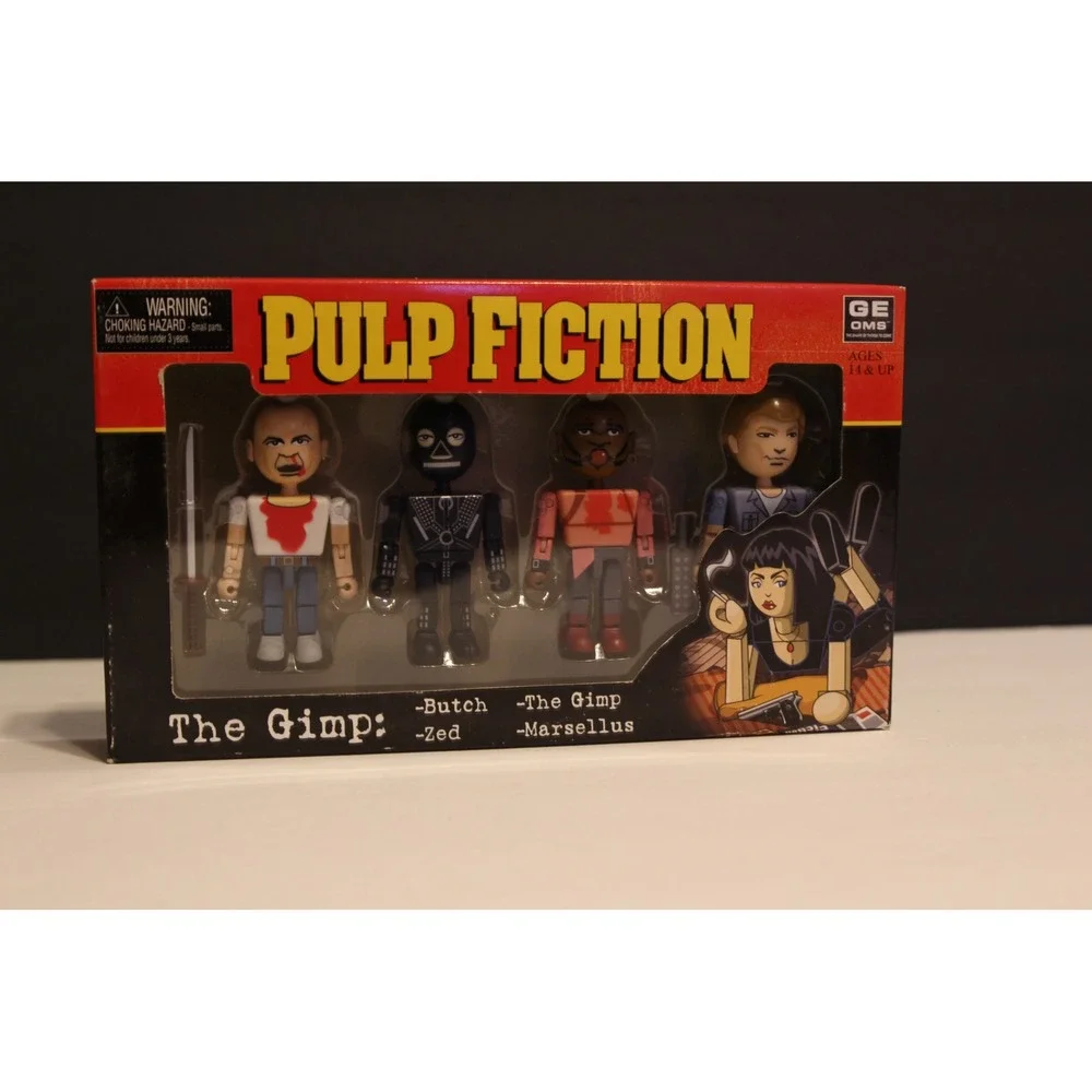 Pulp Fiction Complete set All 16 Action Figures in 4 Sets- Neca Vintage (T)